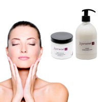 Tratamento Cosmético Pele Jovem Kosmetiké: Creme Facial Alta Hidratación 24H Effect 200 cc + Leite Desmaquillante 500 cc